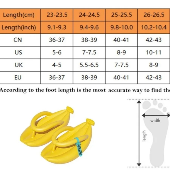 LAST ONE! Brand new squishy 🍌 banana sandals - Picture 13 of 15